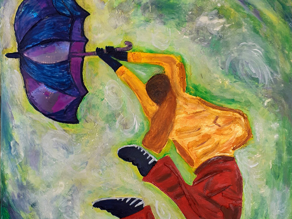  Quadri Pop Art di Carla Bertoli - DREAMFLIGHT - Mixed Technique 50x70 - 2020